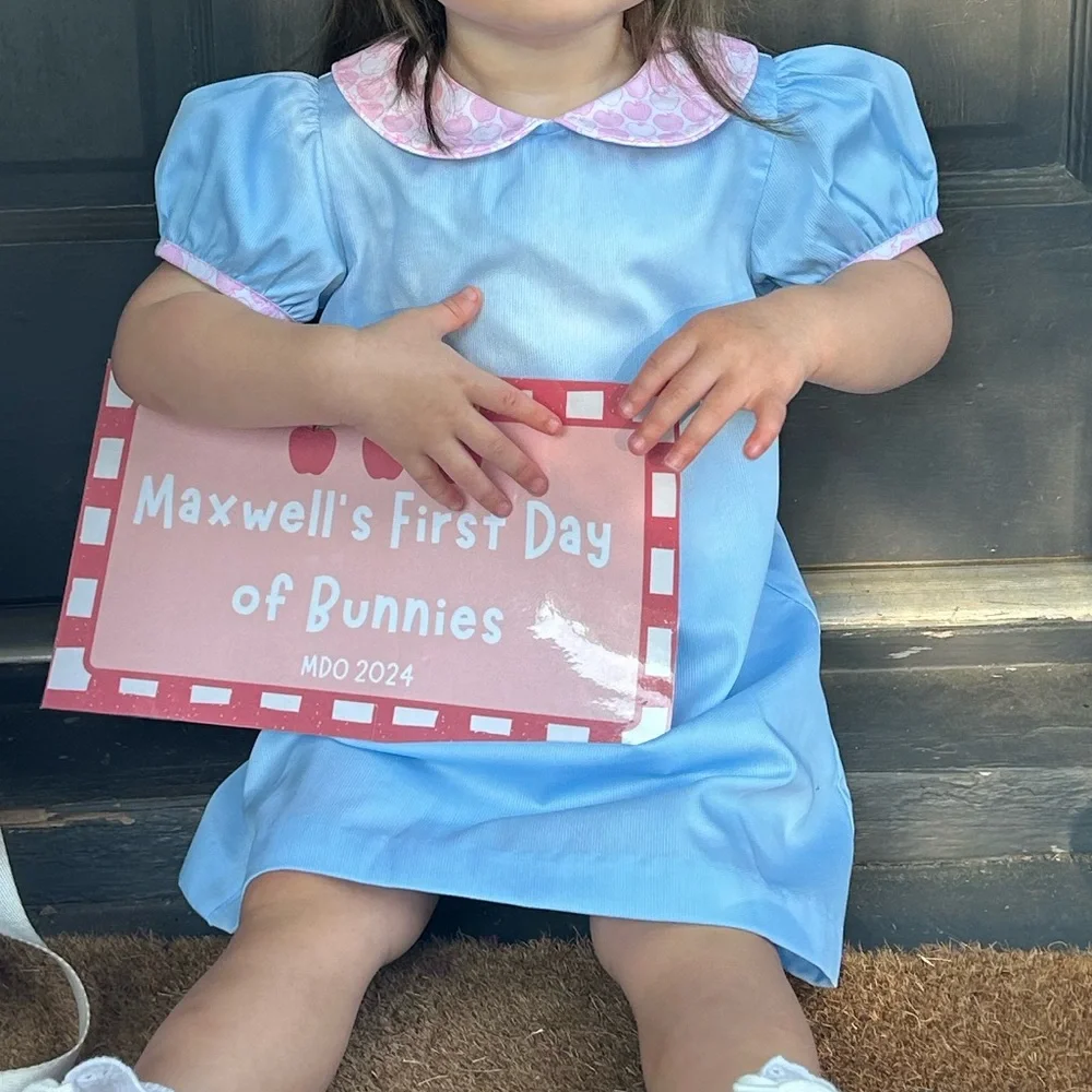 Back to school dress - apples - Picture 4 of 4